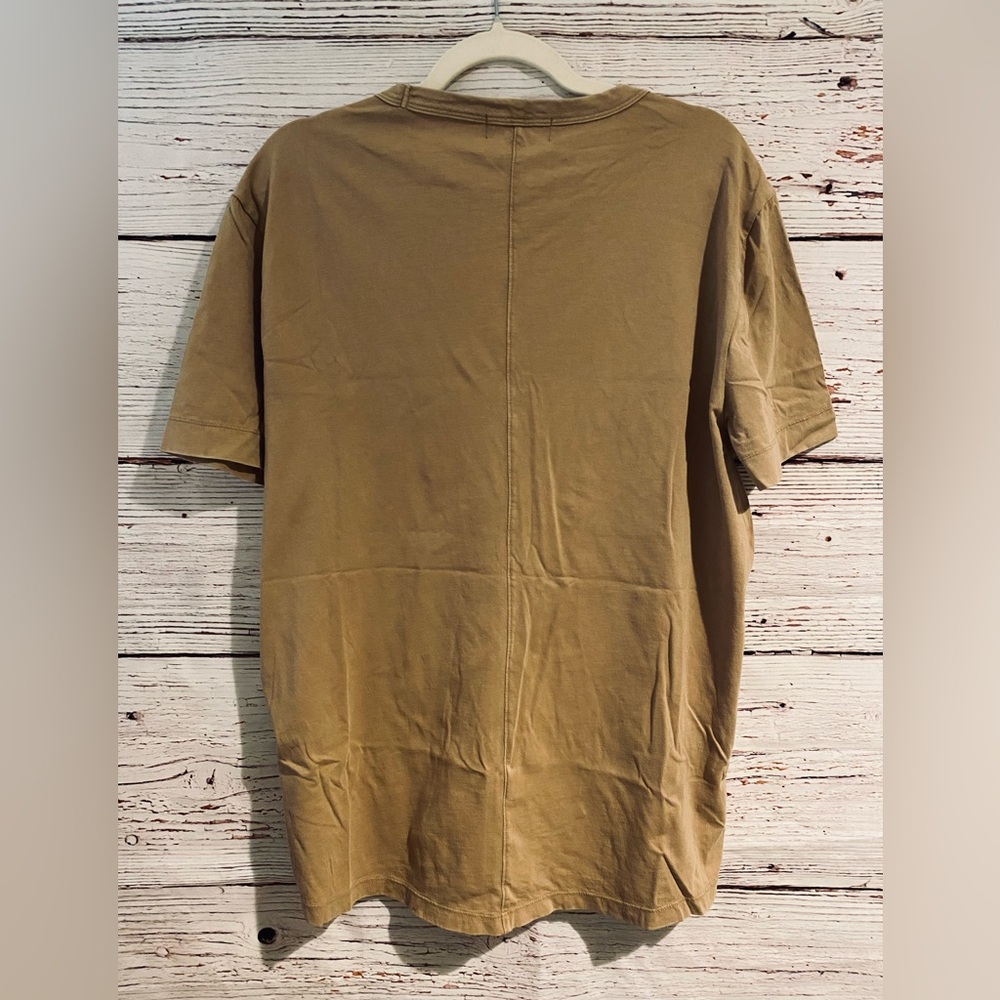 BANANA REPUBLIC MENS SOFT WASH TEE / WHISKEY - Picture 9 of 16